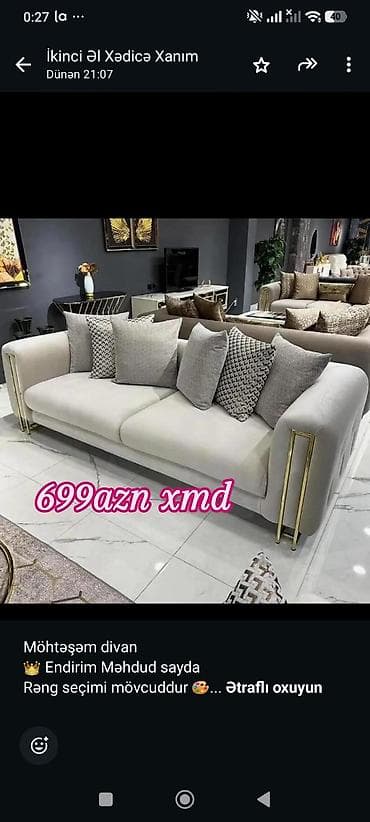qubka: Möhtəşəm divan 👑 Endirim Məhdud sayda Rəng seçimi mövcuddur 🎨 28 — 2