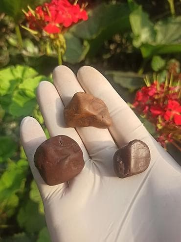 salcano baki: Təbii dekorativ daşlar dəsti 💎 Jasper + Kalsedon ✨ Enerji və Uğurun — 4