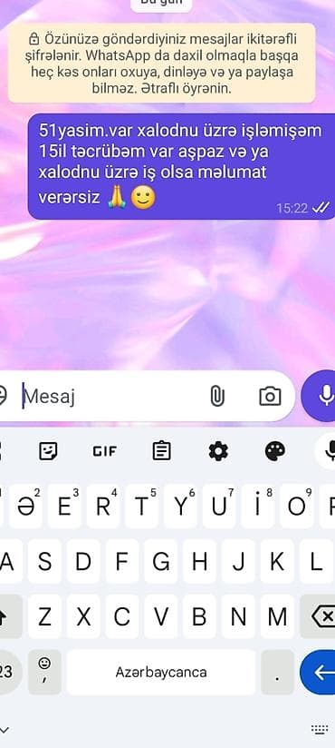 Tibb, əczaçılıq: Xəmirçi, 51 yaş, 5 ildən artıq təcrübə — 1