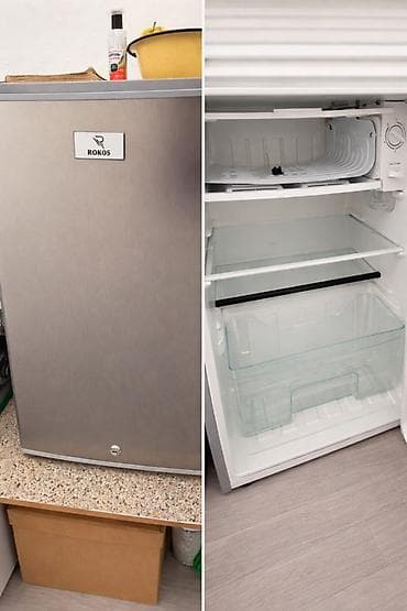 Mini Rokos Soyuducu Satılır, rəng - Gümüşü