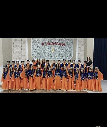 Bağca uşaqları və 1, 2, 3, 4, 5 siniflər üçün milli rəqs geyimi