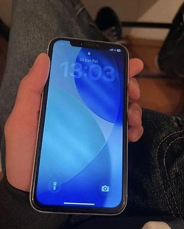 IPhone 11, 64 GB, Ağ, Face ID