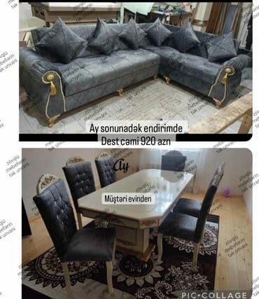 əncir cemi: *künc divan* *masa dest* Yeni məhsul ✔️ sifarişlə hazırlanır ✔️ Ay — 5