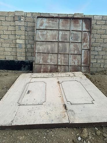 İşlənmiş Dəmir Həyət darvazası, Yana açılan, 5 m, Mexaniki, Qapı ilə