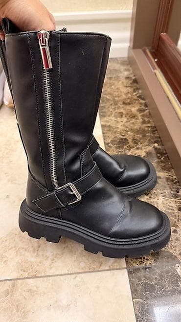 Rəng - Qara Çəkmələr, Ölçü: 30, Qız üçün