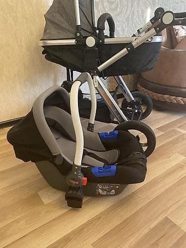 Modullu arabalar: Besrey 2-in-1 uşaq arabası + avtomobil beşiyi (travel system) - — 5
