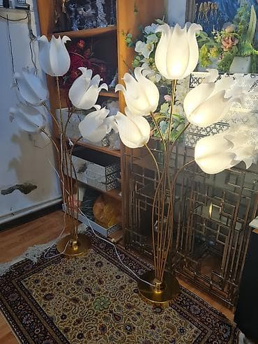5 ton: 2 eded Gül Dekor lampa.2-3 defe seliqeli istifade olunub.Tecili — 3