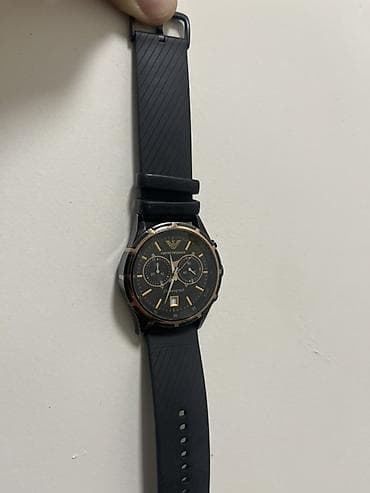 Smart qolbaqlar: İşlənmiş, Qol saatı, Emporio Armani, rəng - Qəhvəyi — 3