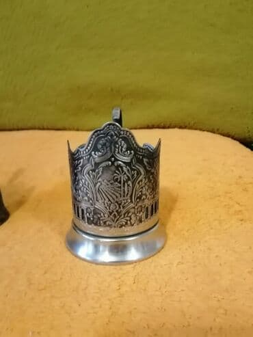 atatürk çiçeyi: Məhsul: 3 ədəd metal stəkanaltı (çay stəkan tutacağı) kolleksiyası — 2