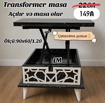 ustol ustul: Transformer jurnal/masa - Açılır mexanizm: jurnal masası yuxarı — 2