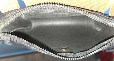 Kompakt çiyin/crossbody çantası Rənglər: qara gövdə, qəhvəyi — 2