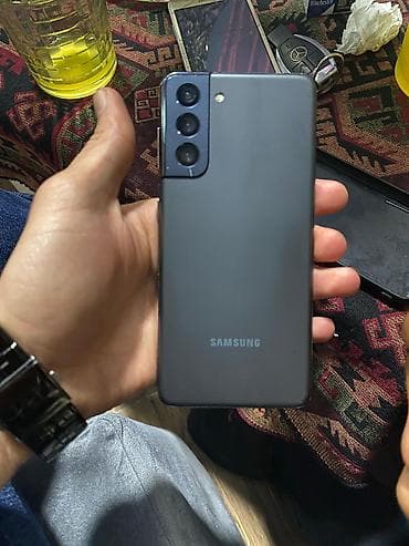 samsung telofonlar: Samsung Galaxy S21 5G, 256 GB, Sensor, Barmaq izi, Simsiz şarj — 1