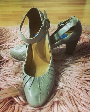 женские толстовки на молниями: Туфли, Размер: 36, цвет - Серый, Б/у — 4