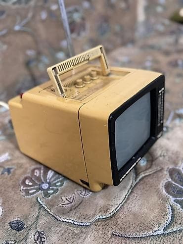 sezam az televizor: Elektronika 409A portativ TV-radio Retro dizaynlı, daşına bilən sovet — 3