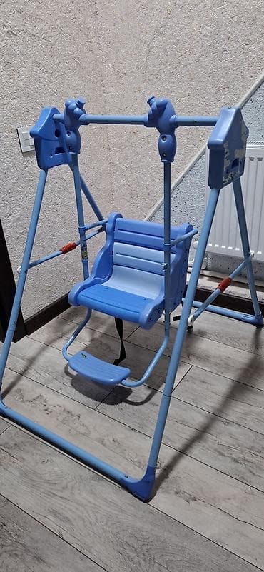 Oturacaq-yelləncək, Zontiksiz, Metal