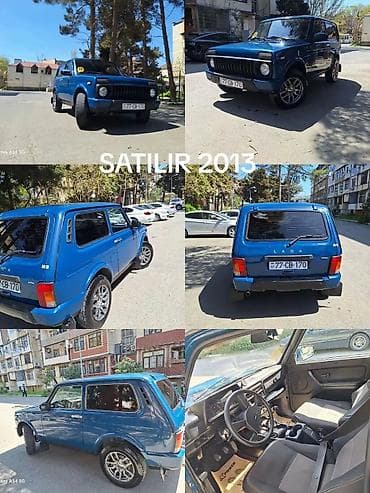 2110 lada: Lada Niva 4x4, 2013 buraxılış • Kuzov: 3 qapılı, mavi rəng • — 1