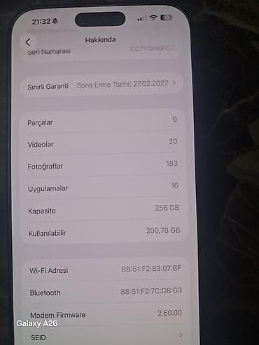 apple 5 s: IPhone 16 Pro Max, 256 GB, Black Titanium, Kredit, Face ID, Simsiz şarj — 5