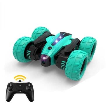 oyuncaq robot: Uşaq maşını 
Dəli maşını
Anti-Fall Stunt King green
x-018 — 1