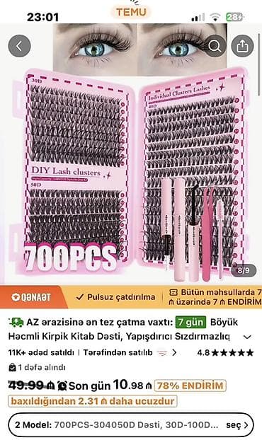 kosmetika üçün çantalar: Kosmetik dəst, 4 məhsul, Yeni, Ünvandan götürmə, Ödənişli çatdırılma — 2