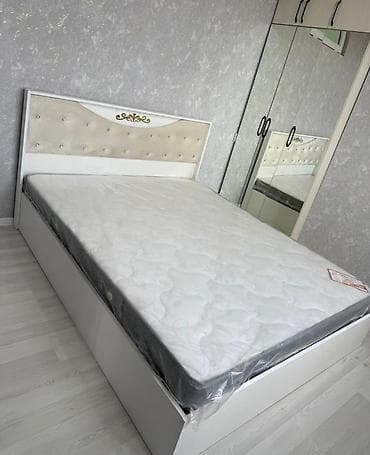 İkinəfərlik çarpayı, Bazalı, Matras ilə, Siyirməsiz