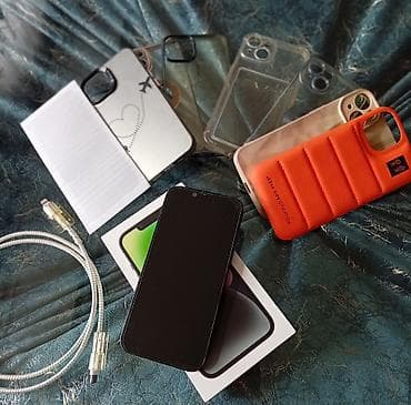 irşad 14 pro: IPhone 14, 128 GB, Midnight, Barmaq izi, Face ID — 5