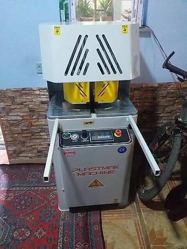 plastik qapi pencere avadanliqlari: PLASTMAK MACHINE – PVC qapı-pəncərə profilləri üçün payat (birləşmə) — 2