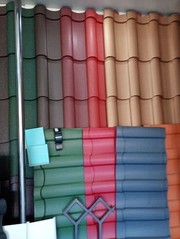 dəmir dam ortukləri: Metal dam örtükləri, rəng - Qırmızı — 3