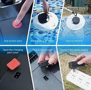 Stasionar telefonlar: Xüsusi olaraq hovuz döşəməsinin təmizlənməsi üçün nəzərdə tutulmuşdur — 3