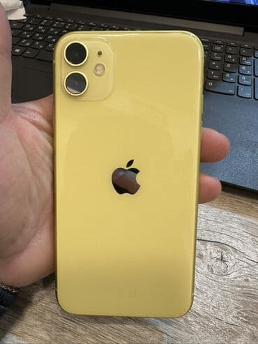 Apple iPhone: IPhone 11, Sarı, Face ID — 1