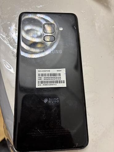 Видеоигры и приставки: Samsung Galaxy A8 (2018) – Model: SM-A530F/DS, 64 GB Telefon işlekdir — 1