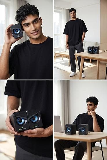 HOME MINI AUDIO stolüstü stereo dinamiklər - İki ədəd kompakt