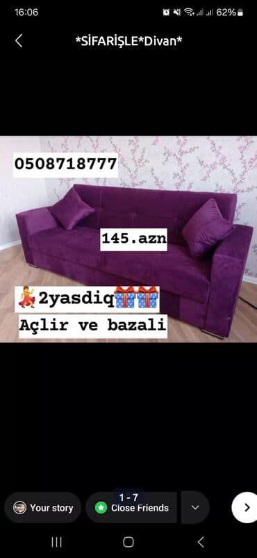 divan dəri: Divan, Parça, Bazalı, Açılan, Kitab — 1