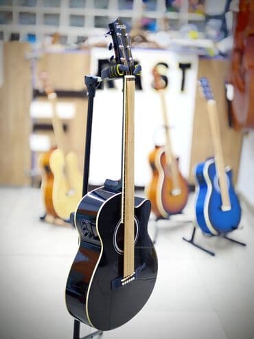 gitara cantası: Akustik elektro gitara " Tayste T-401+17A EQ Black ⚫" Ekvalazerli — 1
