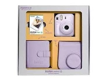 Fujifilm Instax Mini 12 dəst - Rəng: bənövşəyi (lavanda tonunda) -