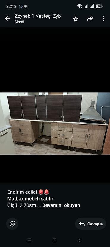 bakcell data internet paketleri: Endirim edildi 🚨🚨 *Mətbəx mebeli satılır* Ölçü: 2.70sm. Üzərində — 1