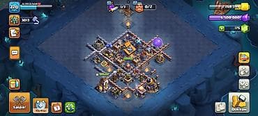 Clash of Clans hesabı – yüksək inkişaflı əsas kənd və Tikinti Bazası — 2