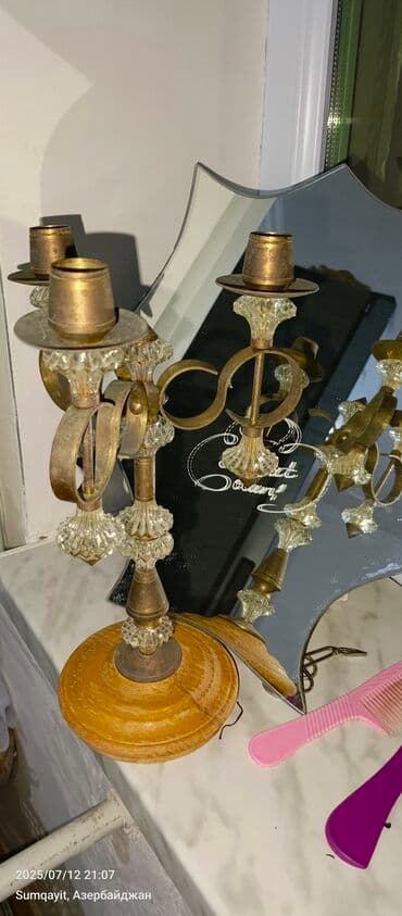 şamdan al: Məhsul: Dekorativ şamdan dəsti - Dəst: 5 ədəd tək şamdan + 1 ədəd — 2