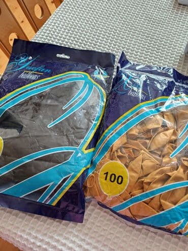 helium şarlar qiyməti: Məhsul: Partiya şarları (paketlə) - Brend: Yufan Balloons (paket — 1