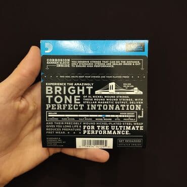 ucuz gitaralar: Elektro gitara simləri Daddario EXL120 Həm yeni başlayanlar, həm — 1