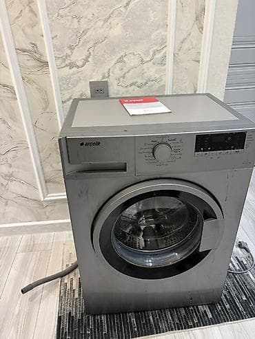 Arçelik önyükləməli paltaryuyan maşın - Rəng: boz/metalik korpus - Ön