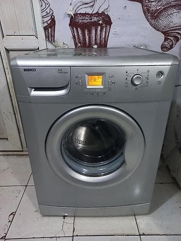 Kondisionerlər: Paltaryuyan maşın Beko, 6 kq, İşlənmiş, Avtomat, Qurutma var, Pulsuz çatdırılma, Ödənişli çatdırılma — 2