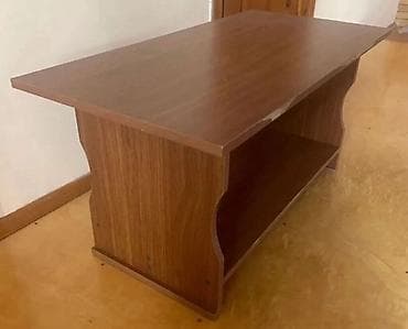 Peyk antenalarının quraşdırılması: Ağac rəngində salon/jurnal masası - Material: laminat/MDF əsaslı — 2