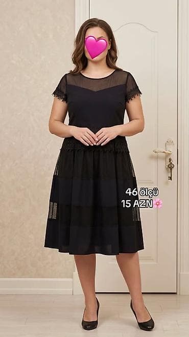 Qara rəngli zərif don - Ölçü: 46 - Qiymət: 15 AZN Xüsusiyyətlər: -