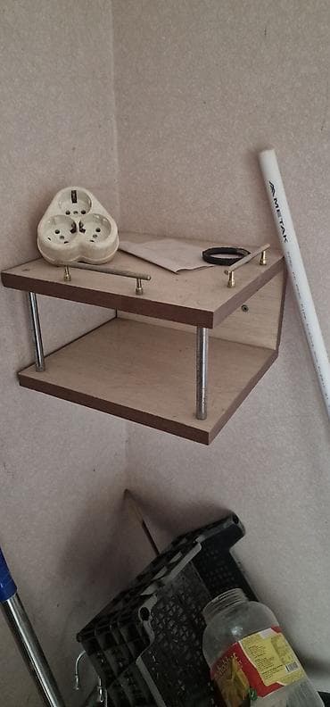divar paneli: Aksesuar rəfi, Corner shelf — 3