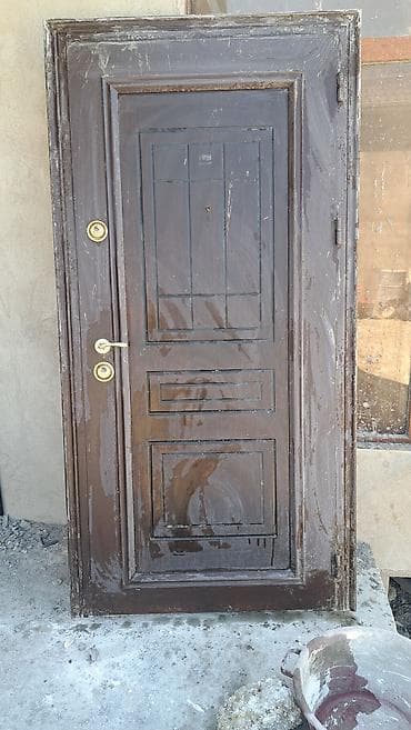 pencere qapi: Dəmir giriş qapısı - Material: möhkəm metal/dəmir konstruksiya - — 3