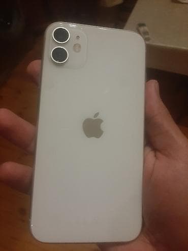 iphone arxa qapax: IPhone 11, Ağ, Face ID — 2