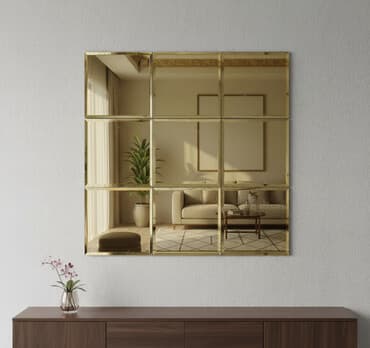 1001 xirdavat 24 saat: Güzgü Divar üçün, Kvadrat, Dekorativ — 1