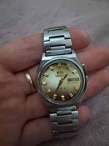 часы fitron оригинал цена: Orient ⭐️⭐️⭐️ Mexanika avtomatik Sferblat rengi qizili (Gold) — 5