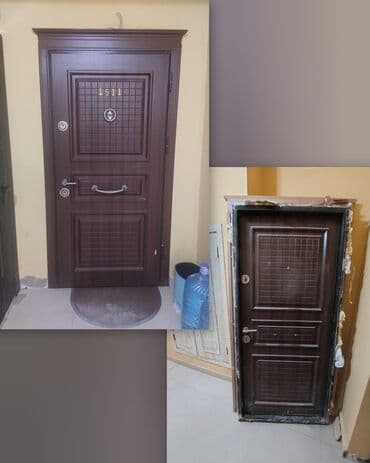 Tavan: Seyf qapi 90/205. Ela veziyyetde cox agir kediyyetli qapidir — 1