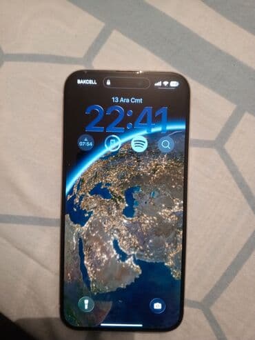 iphone se telefon: IPhone 15, 256 GB, Sarı, Face ID — 2